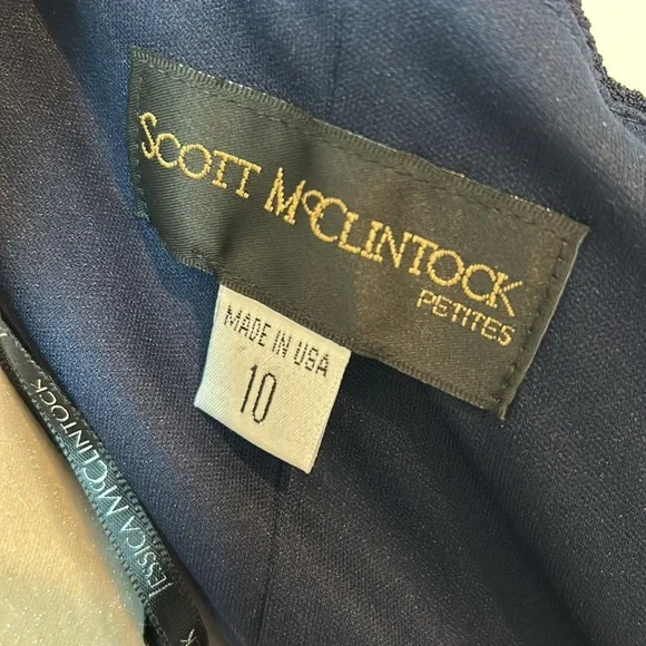 Y2K Scott McClintock halter neck sparkly evening gown Vintage 10P (modern 4-6) - Picture 11 of 16